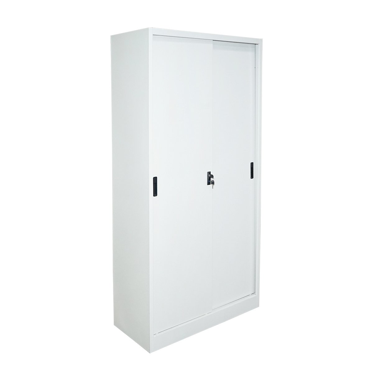 Dulap metalic cu 2 usi culisante securizate si 4 polite 1900x900x400mm